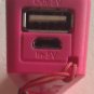 Power Bank - Pink - Micro USB Input 5V / 1A Max - USB Output 5 Volts