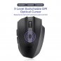 Wireless Optical Gaming Mouse, 3 Adjustable DPI Levels, 6 Buttons
