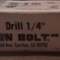 Drywall Anchor with Screw Kit, 6 pcs, Solid Wall, Light, Drill 1/4"