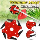 6 Steel Razors Trimmer Head
