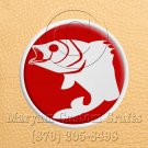 12mm x 6 Inch Long Handmade Custom Mosaic Pin Inlay Fish Knife and Jewellery Making - MCC006