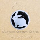 12mm x 6 Inch Long Handmade Custom Mosaic Pin Inlay Rabbit Knife and Jewellery Making - MCC001