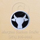 12mm x 6 Inch Long Handmade Custom Mosaic Pin Inlay Bull Knife and Jewellery Making - MCC003