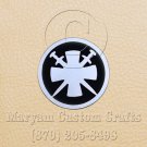 6 Inch Long Handmade Custom Mosaic Pin Inlay Crossed Swords Knife and Jewellery Making - MCC013