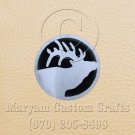 6 Inch Long Handmade Custom Mosaic Pin Inlay Deer Head Knife and Jewellery Making - MCC031