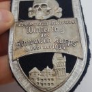 WW2 GERMAN NAZI WAFFEN SS TOTENKOPF 1934 EARLY WINTERTAG BADGE SHIELD AWARD MEDAL