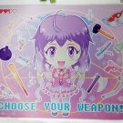 "Choose Your Weapon" Kawaii Anime Girl Mousepad
