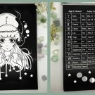 Zodiac Astrology Anime Girl Notebook