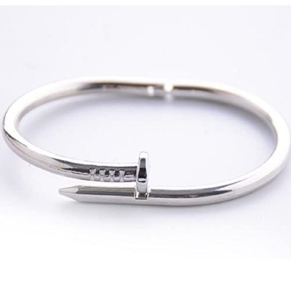 Silver Nail Bracelet