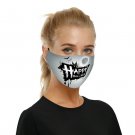 Halloween Pumpkin Mask Men Women Printed Funny Washable Face Mask Half Face Mask