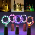 Battery Powered Garland Wine Bottle Lights with Cork 2M 20 LED Copper Wire  for  Christmas