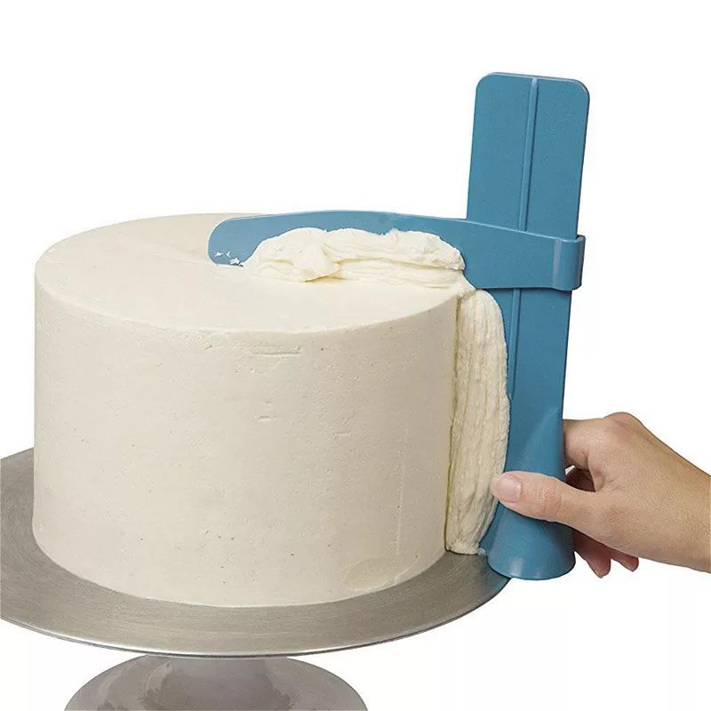 Cake Scraper Convenient Adjustable Fondant Spatulas Cake Edge Smoother