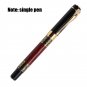1Pcs Classical Business Fountain Pen Wood Grain High-Grade Metal Signature