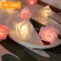 SXZM 1.5/3M New YearFlower String Lights USB Festoon String Lamp 10/20leds Garland