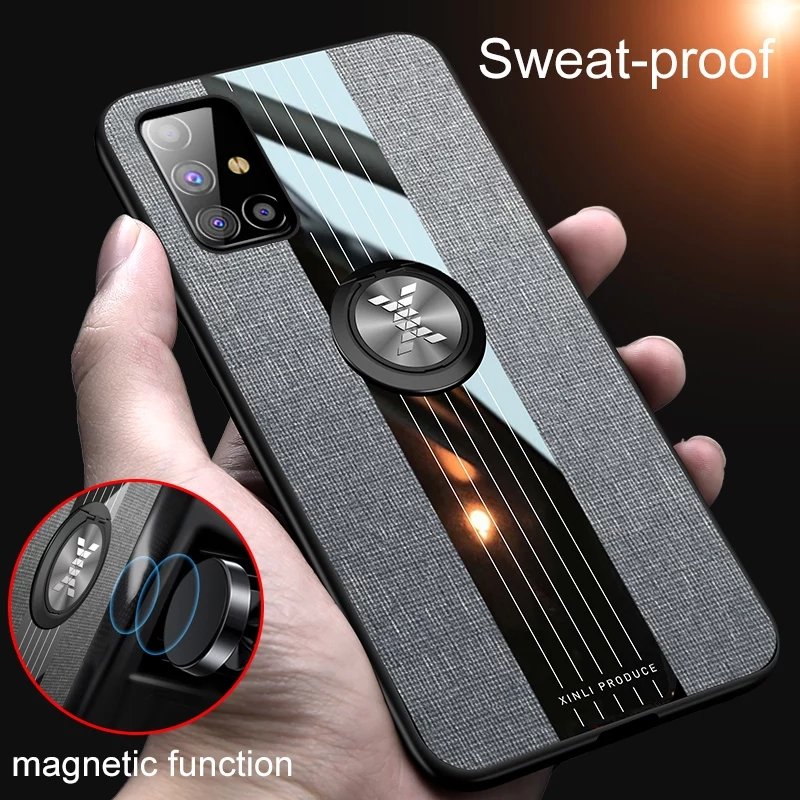 Luxury Matte Shockproof Cloth Case on the For Samsung Galaxy S20 Ultra