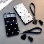 Case & Strap For Samsung Note20 Ultra Small love Heart Hard Glass Cover For Samsung Note20 Ultra