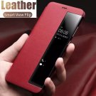 Luxury Leather Smart Mirror Flip Phone Case For Samsung S20 View Cover