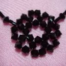 eBeauty*N0002 - Round Shape Black shimering necklace
