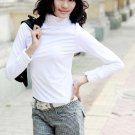 eBeauty*71007 – White high color lace cotton long blouse