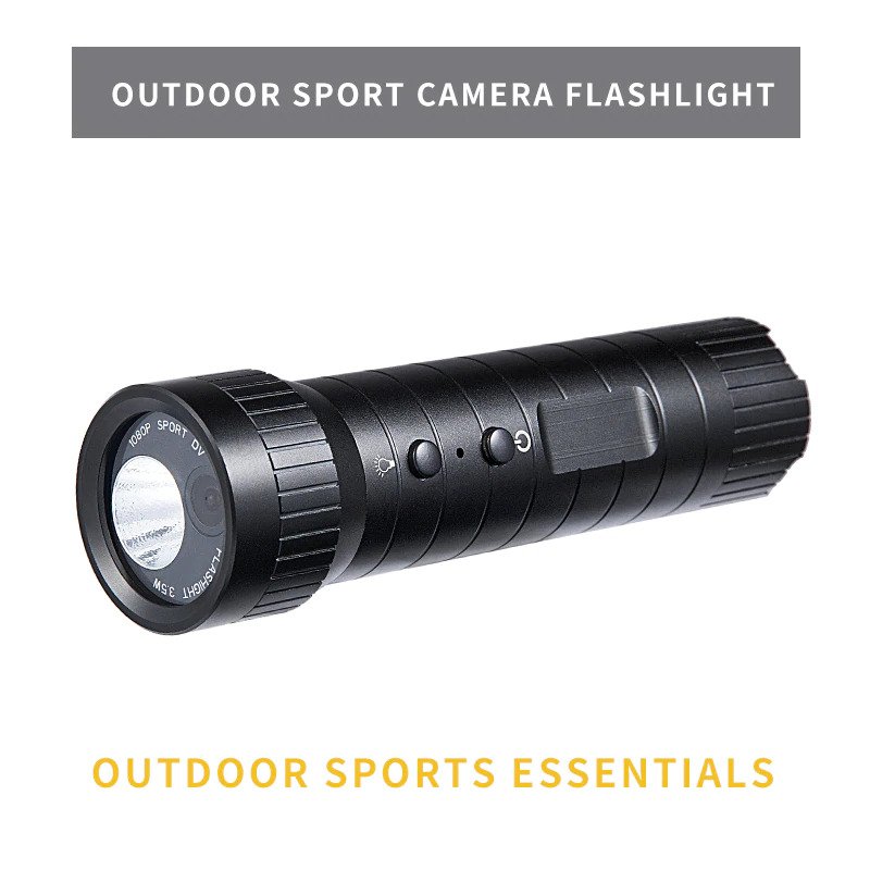 1080P HD 120° Wide-Angle Sports DV Camera Waterproof Flashlight Lighting Camera Outdoor Camera 32Gb