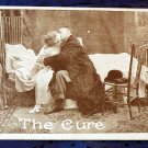 Early 1900's Roth & Langley comic Sepia Photo Postcard Kissing Doctor "The Cure"