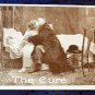 Early 1900's Roth & Langley comic Sepia Photo Postcard Kissing Doctor "The Cure"