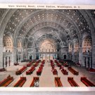 Vintage Postcard of Union Station Passenger Concourse Washington DC