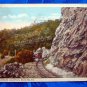 1919 Color Postcard Train rounding Neversink Mountain near Reading PA