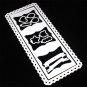 Crown Border Slimline Dies Metal Cutting Dies Stencils for DIY Scrapbooking Decorative
