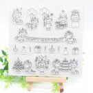 Unicorn Party Transparent Clear Silicone Stamps for DIY Scrapbooking Card Making Kids
