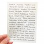 Words Stickers for Scrapbooking DIY Projects Photo Album Card Making 4pcs