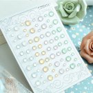 Transparent Clear Stone Stickers for Scrapbooking DIY Resin Crafts Card Making