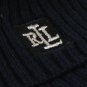 NWT RALPH LAUREN Navy Cotton Logo Ribbed Sweater 3X Blue