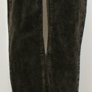 NWT EILEEN FISHER Bronze Gray Mineral Washed Stretch Velveteen Skinny Pants 6