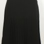 NWT RALPH LAUREN Black Crepe Pleated Panel Skirt 12