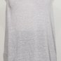 NWT EILEEN FISHER Dark Pearl Linen Jersey Mini Stripe Slim Tank Cami XS Long
