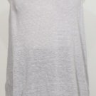NWT EILEEN FISHER Dark Pearl Linen Jersey Mini Stripe Slim Tank Cami M Long