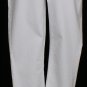 NWT EILEEN FISHER White Stretch Twill Skinny Ankle Jeans Pants 2 Pink Org Ctn
