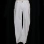 NWT EILEEN FISHER White Stretch Twill Skinny Ankle Jeans Pants 2 Pink Org Ctn