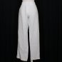 NWT EILEEN FISHER White Heavy Linen Wide Trouser Pants 14P