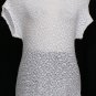 NWT EILEEN FISHER White Cotton Mini Slub Box Top S