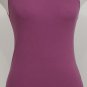 NWT EILEEN FISHER Sweet Plum Cotton Baby Rib Slim Long Tank Top XS
