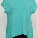 NWT EILEEN FISHER Mint Linen Jersey Scoop Neck Top S