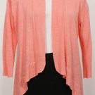 NWT EILEEN FISHER Gladiola Fine Linen Angled Long Cardigan S