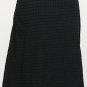 NWT EILEEN FISHER Black Cotton Voile Box Lined A-line Skirt S