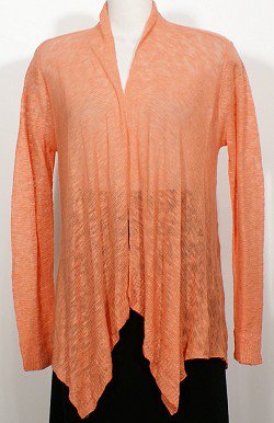 NWT EILEEN FISHER Arabesque Fine Linen Slub Links Cardigan XL
