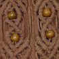NWT DANA BUCHMAN Teak Brown Suede Bead Jacket 20 20W