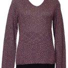 NWT DANA BUCHMAN Mulberry Gold Boucle Knit Top XL