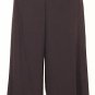 NWT DANA BUCHMAN Java Wool Gauze Wide Crop Pants L