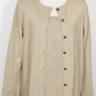 NWT DANA BUCHMAN Camel Gold Shimmer Twinset 2X
